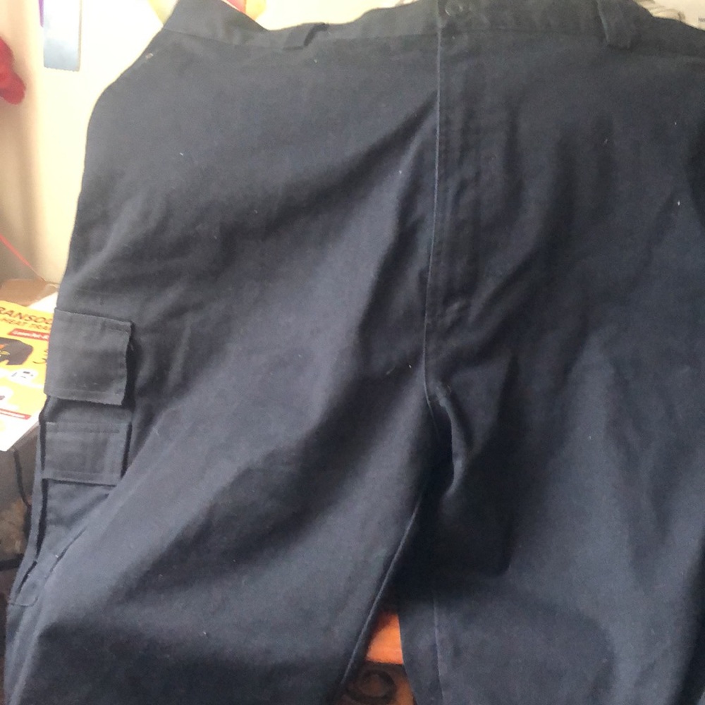 Black knee length Mens Shorts size 46